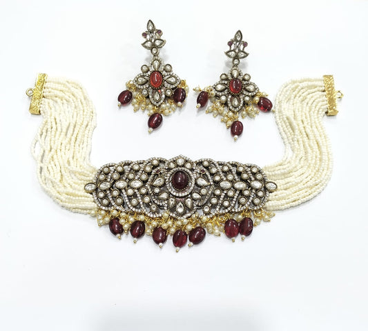 Kundan Polki Choker Set