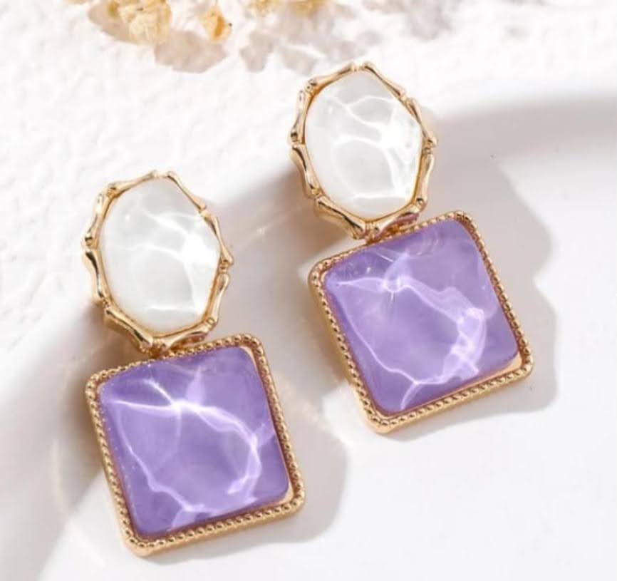 Mismatch Stone Studs