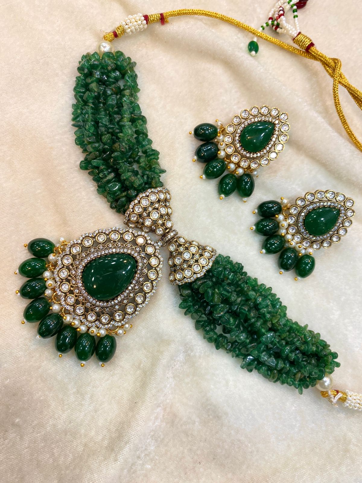Doublet Choker Set Green