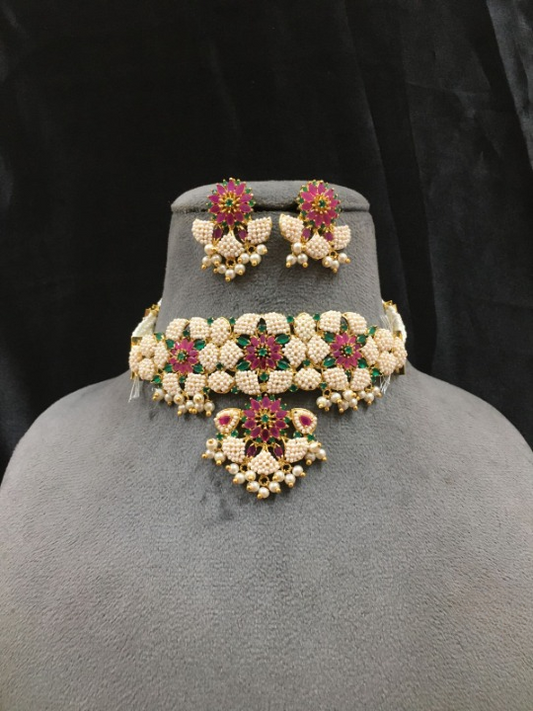 Pearl Choker Set