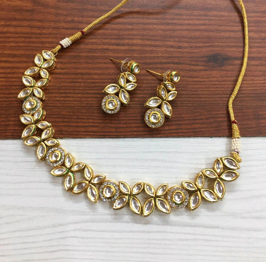 Floral Kundan Choker Set