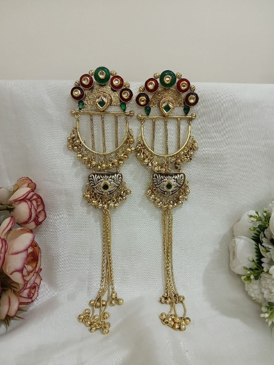 Multicolor Kashmiri Danglers