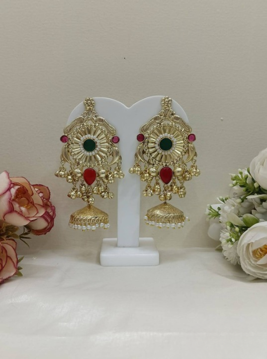 Multicolor Kashmiri Jhumkas