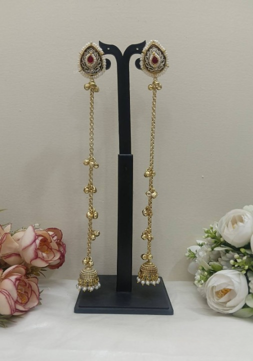 Kashmiri Chain Earrings
