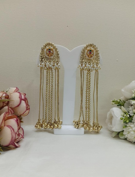 Sleek Kashmiri Studs