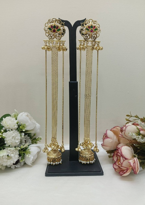 Floral Chain Earrings