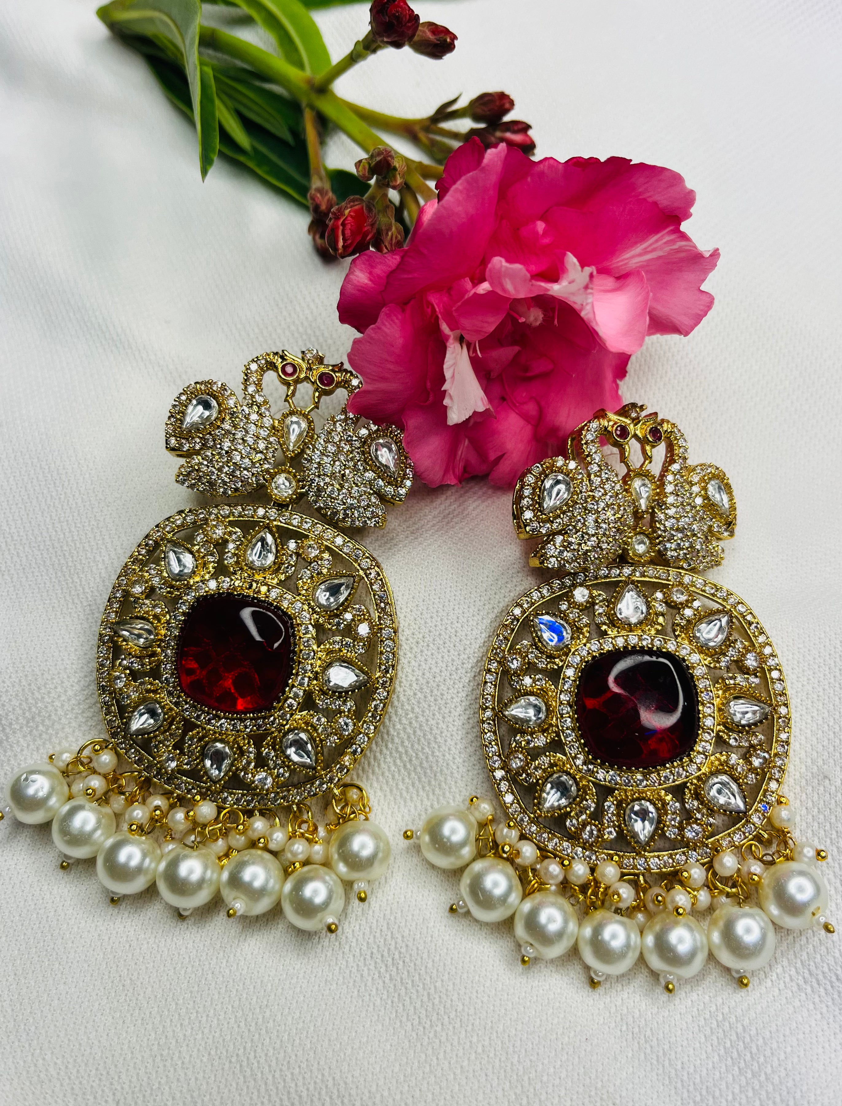 Peacock Doublet Stone Set 1.0