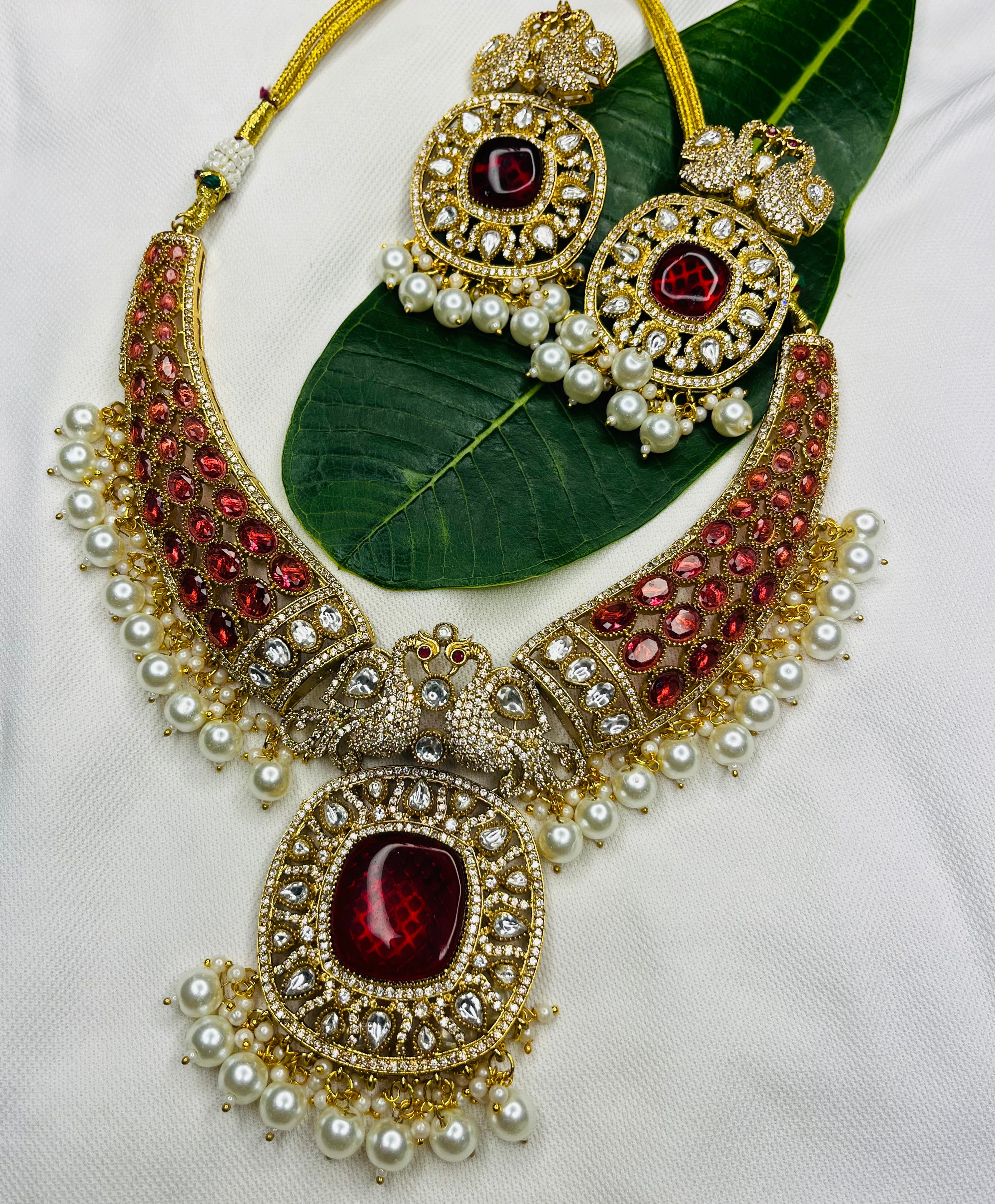 Peacock Doublet Stone Set 1.0