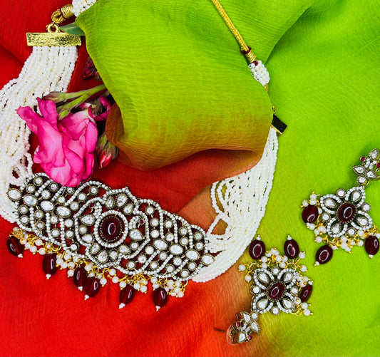 Kundan Polki Choker Set
