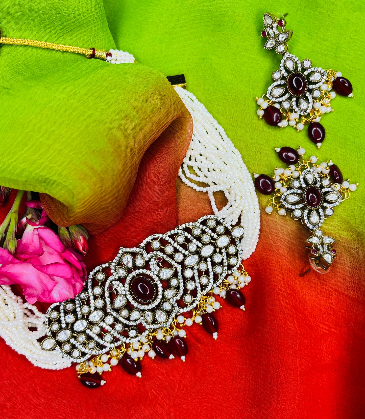 Kundan Polki Choker Set