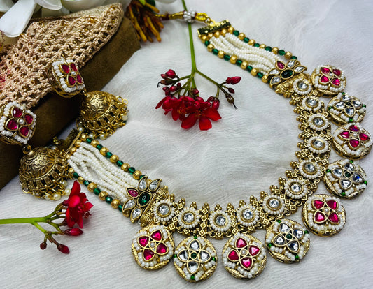 Multicolor Polki Set
