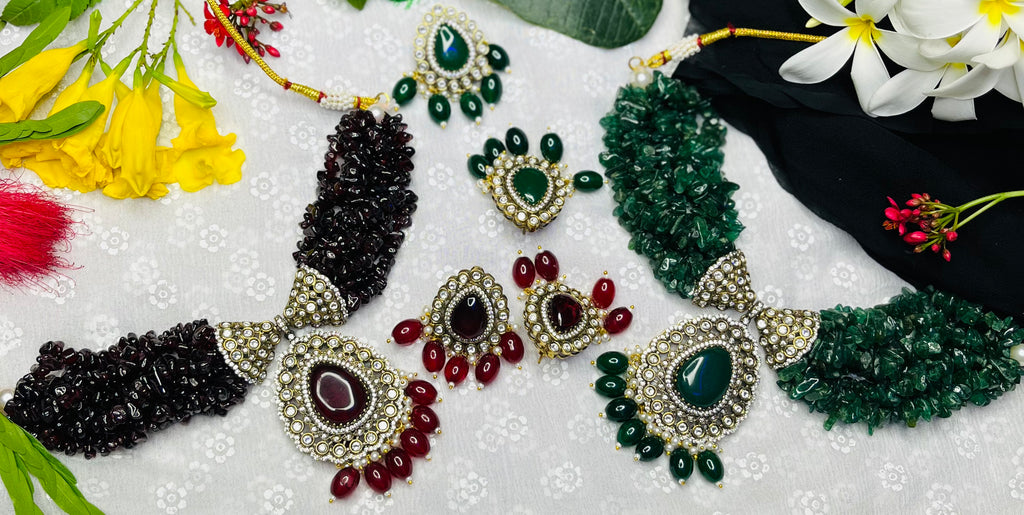 Doublet Choker Set Green