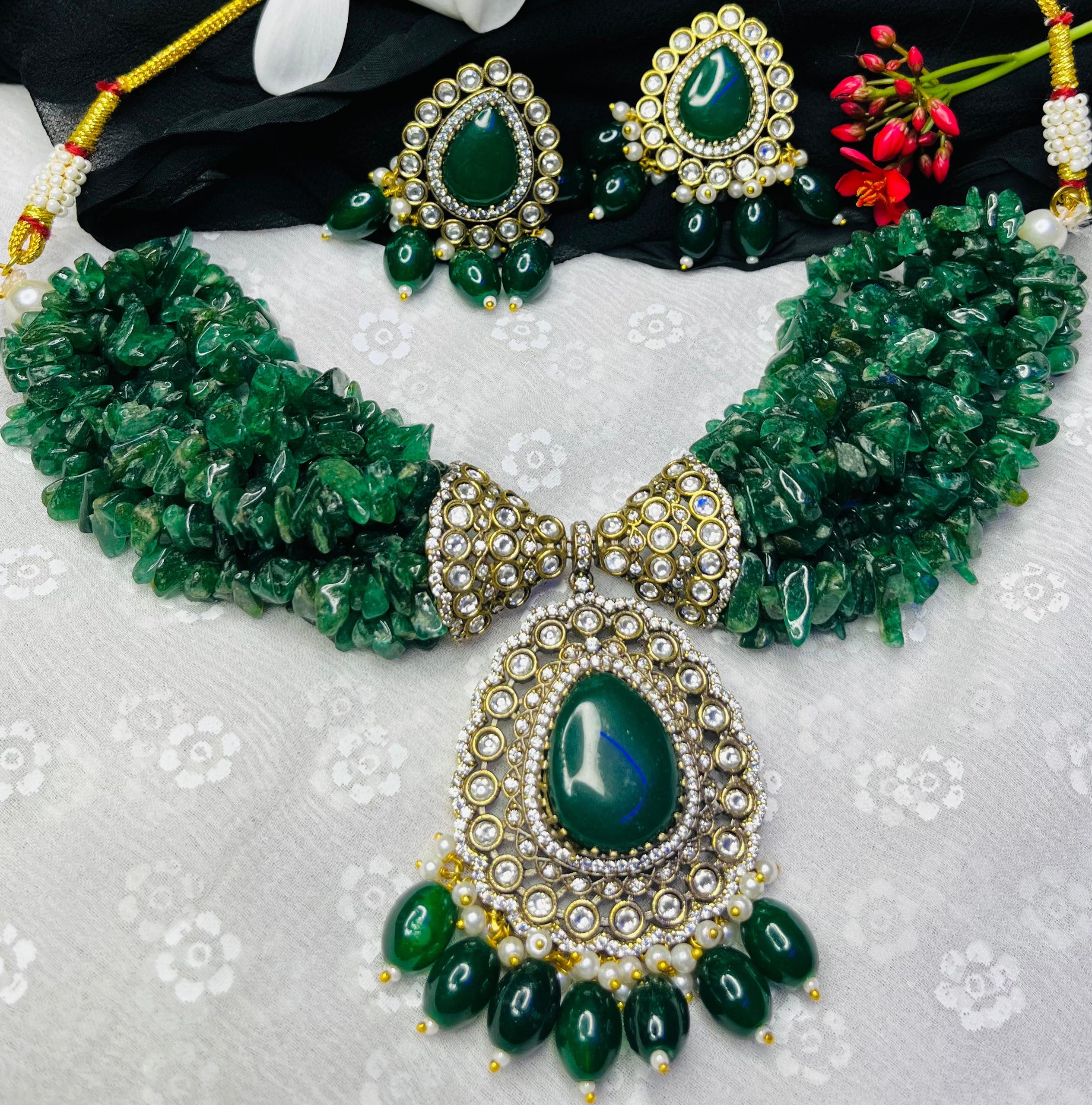 Doublet Choker Set Green