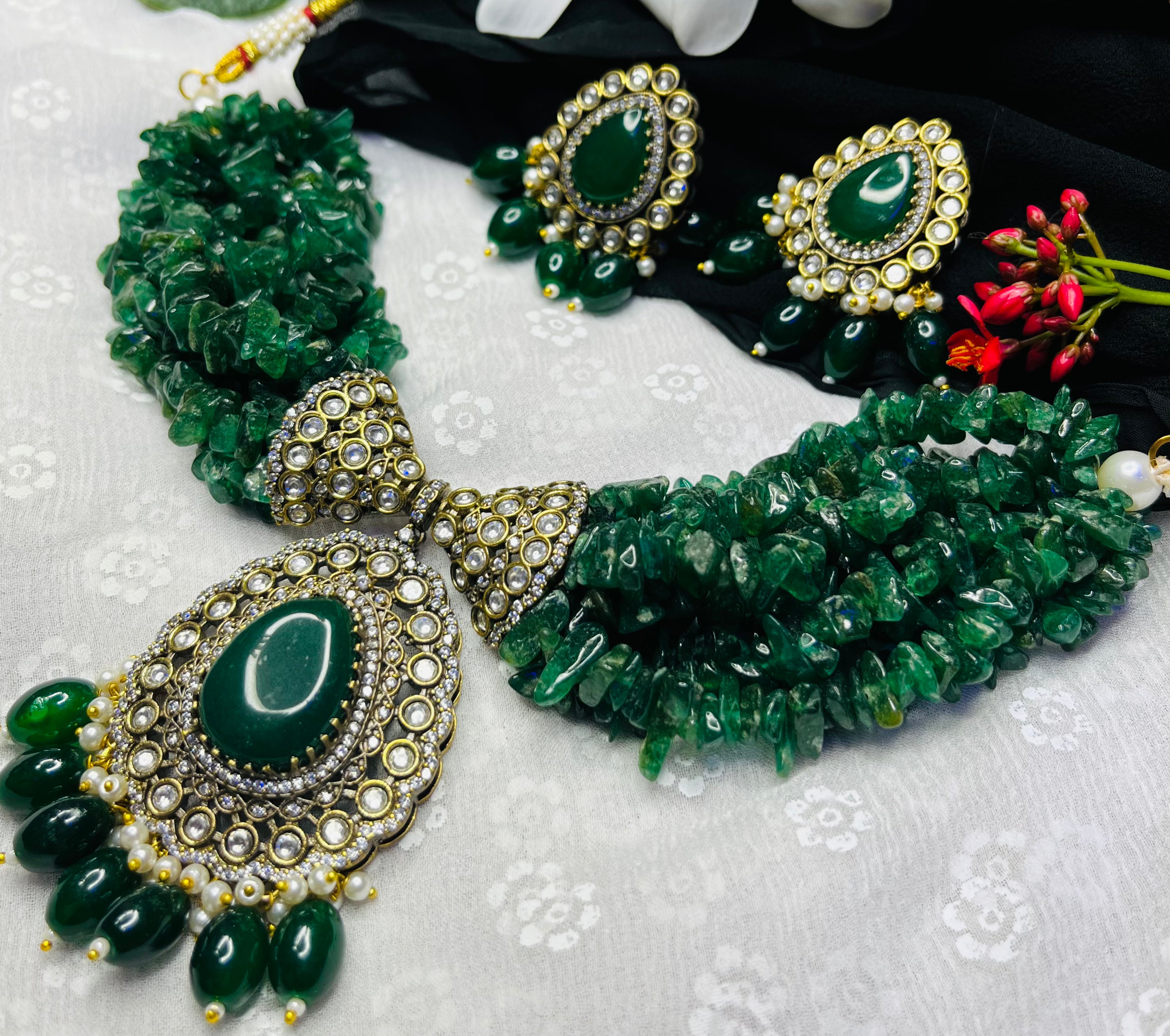 Doublet Choker Set Green