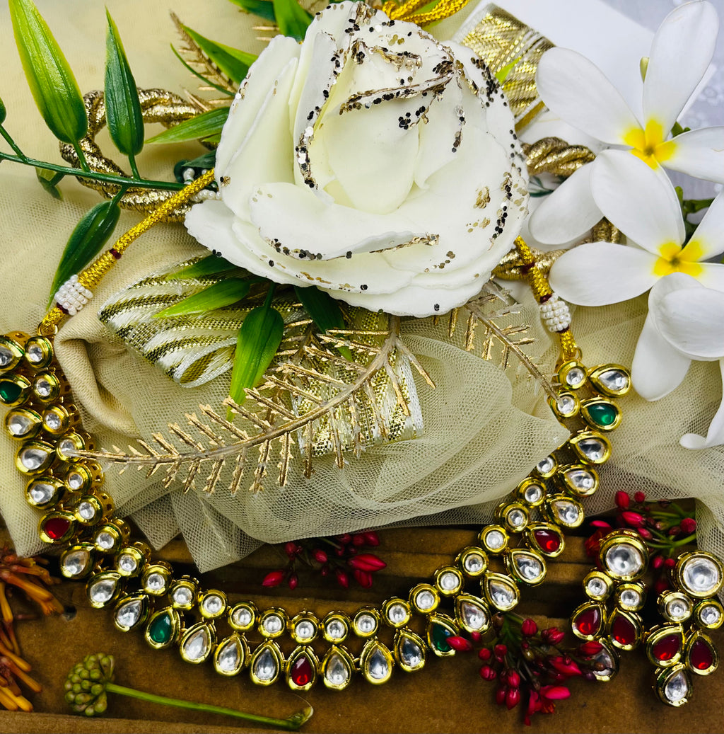Multicolor Kundan Choker Set