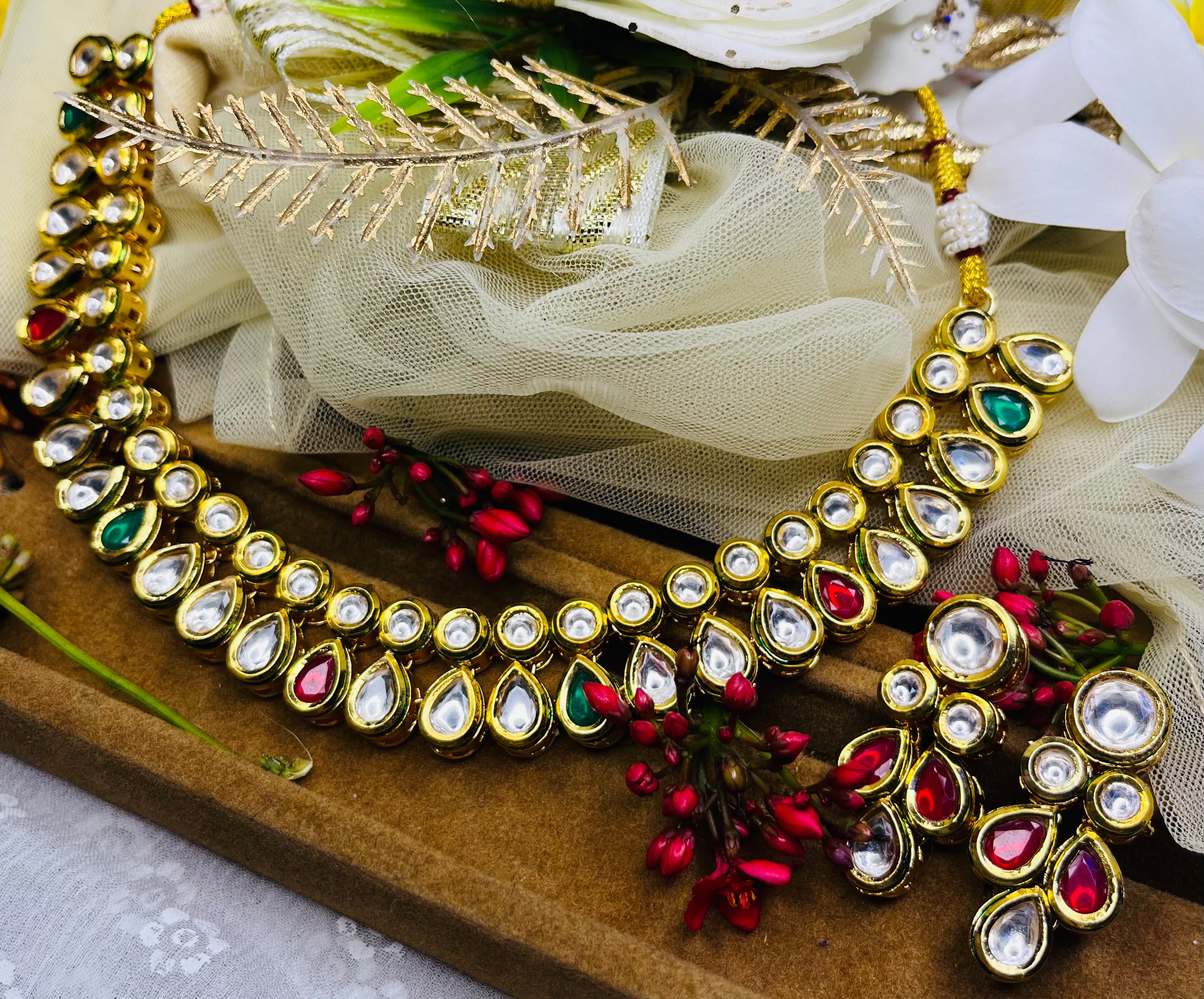 Multicolor Kundan Choker Set