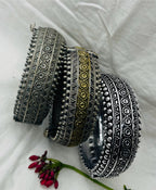 Traditional Oxidized Kada