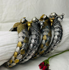 Peacock Oxidised Kada