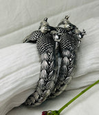 Peacock Oxidised Kada