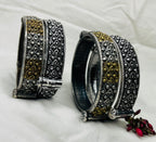 Dotted Oxidized Kada