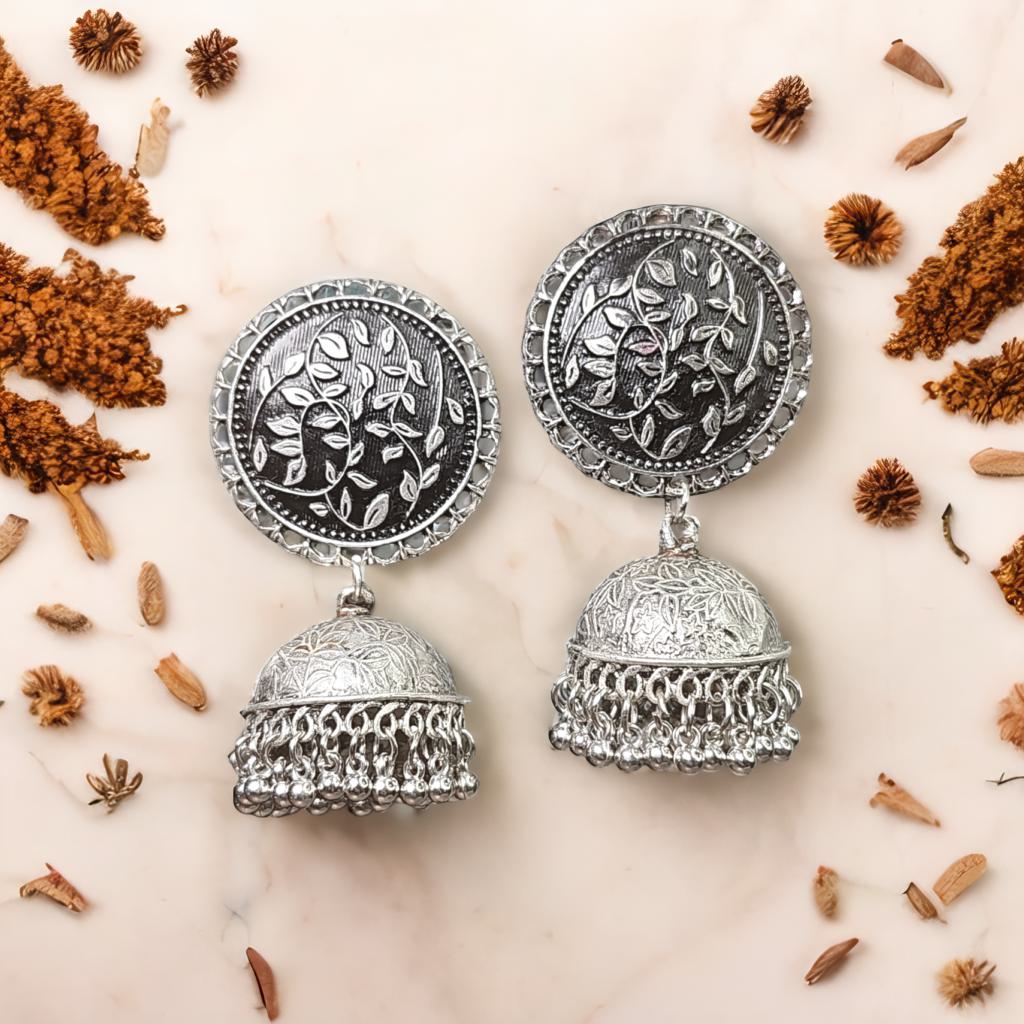 Leafy Jhumkas