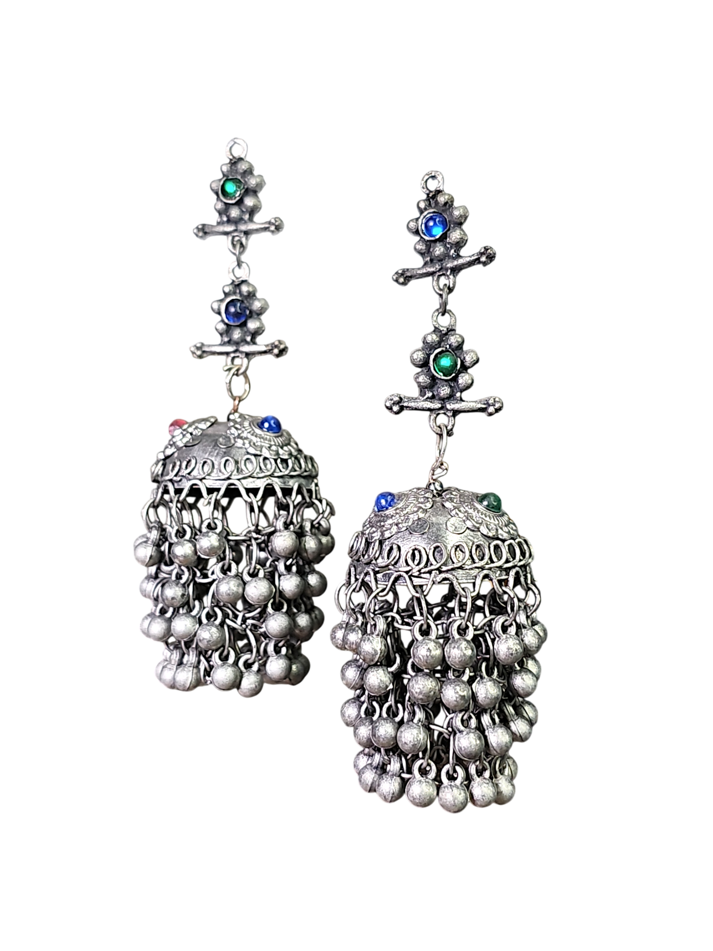 Multicolor Jhumkas