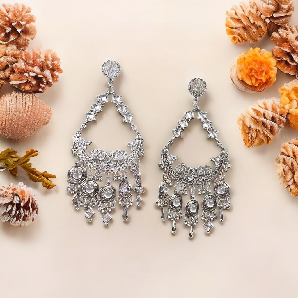 Oxidized Mirror Danglers