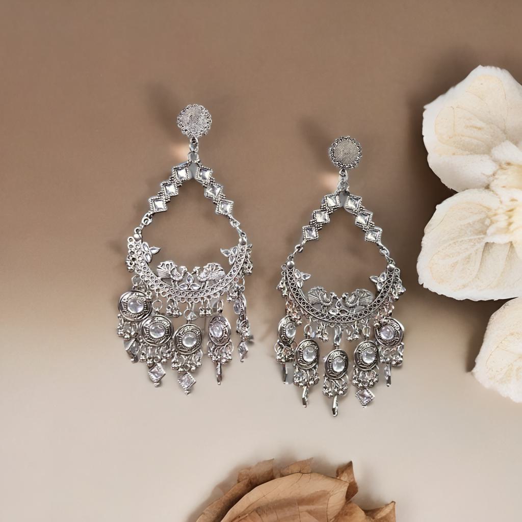 Oxidized Mirror Danglers