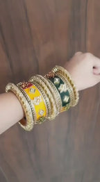 Rajwadi Bangle Set