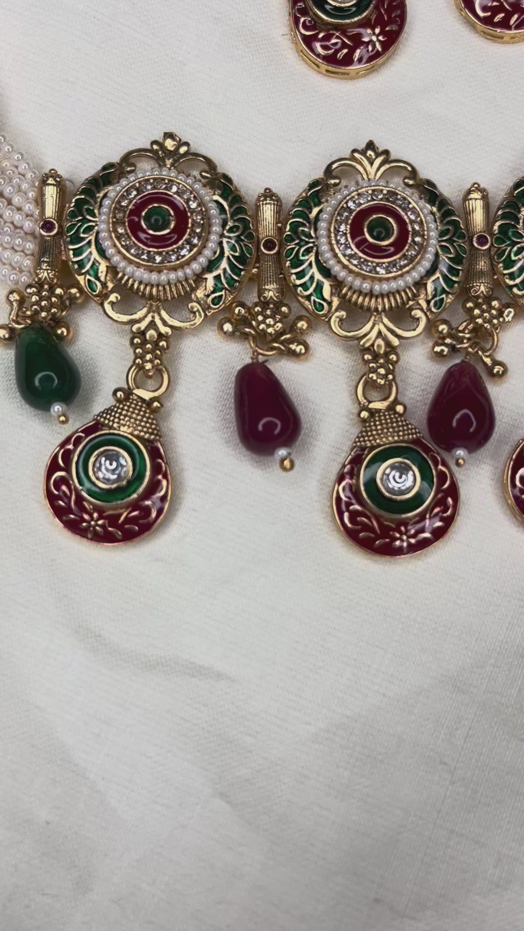 Meenakari Choker Set
