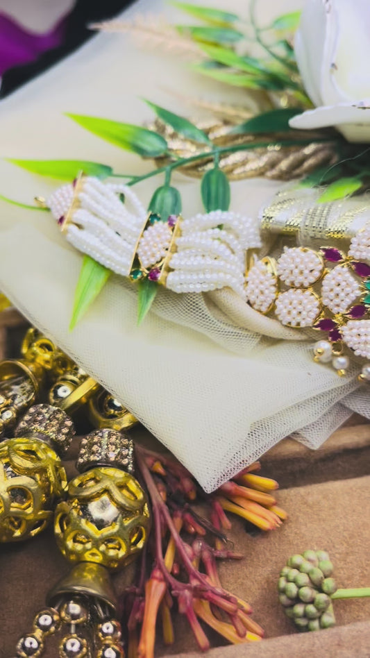 Pearl Choker Set Green