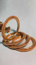 Moti Glass Bangle Set