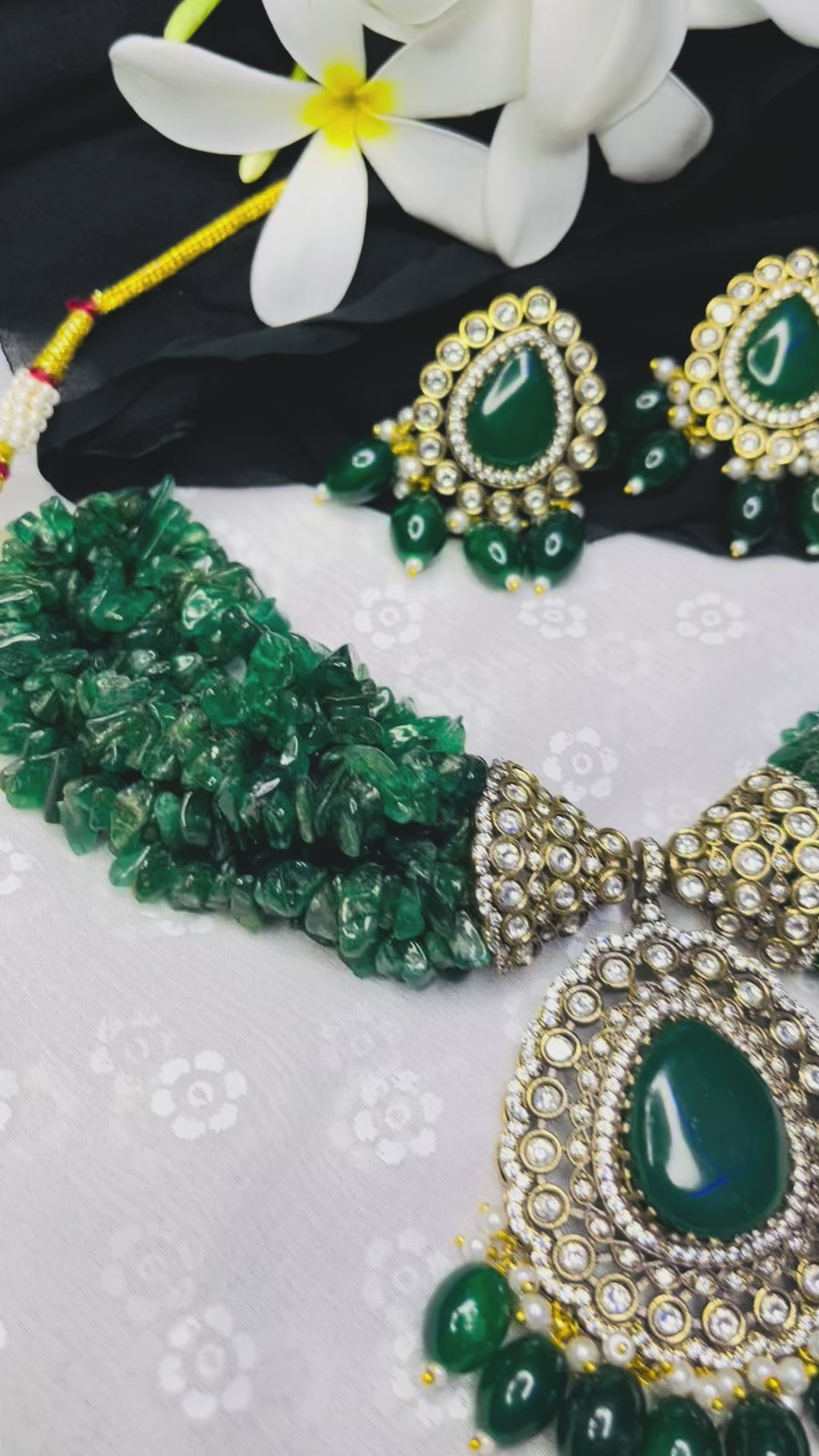 Doublet Choker Set Green