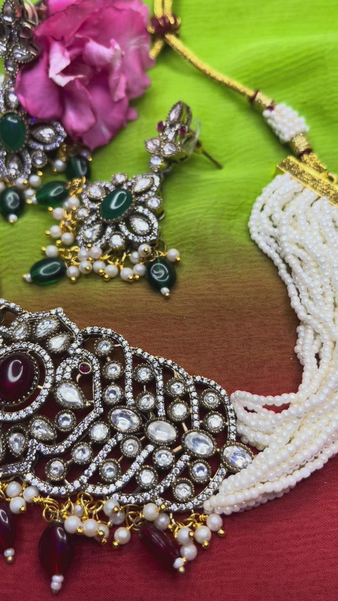 Kundan Polki Choker Set