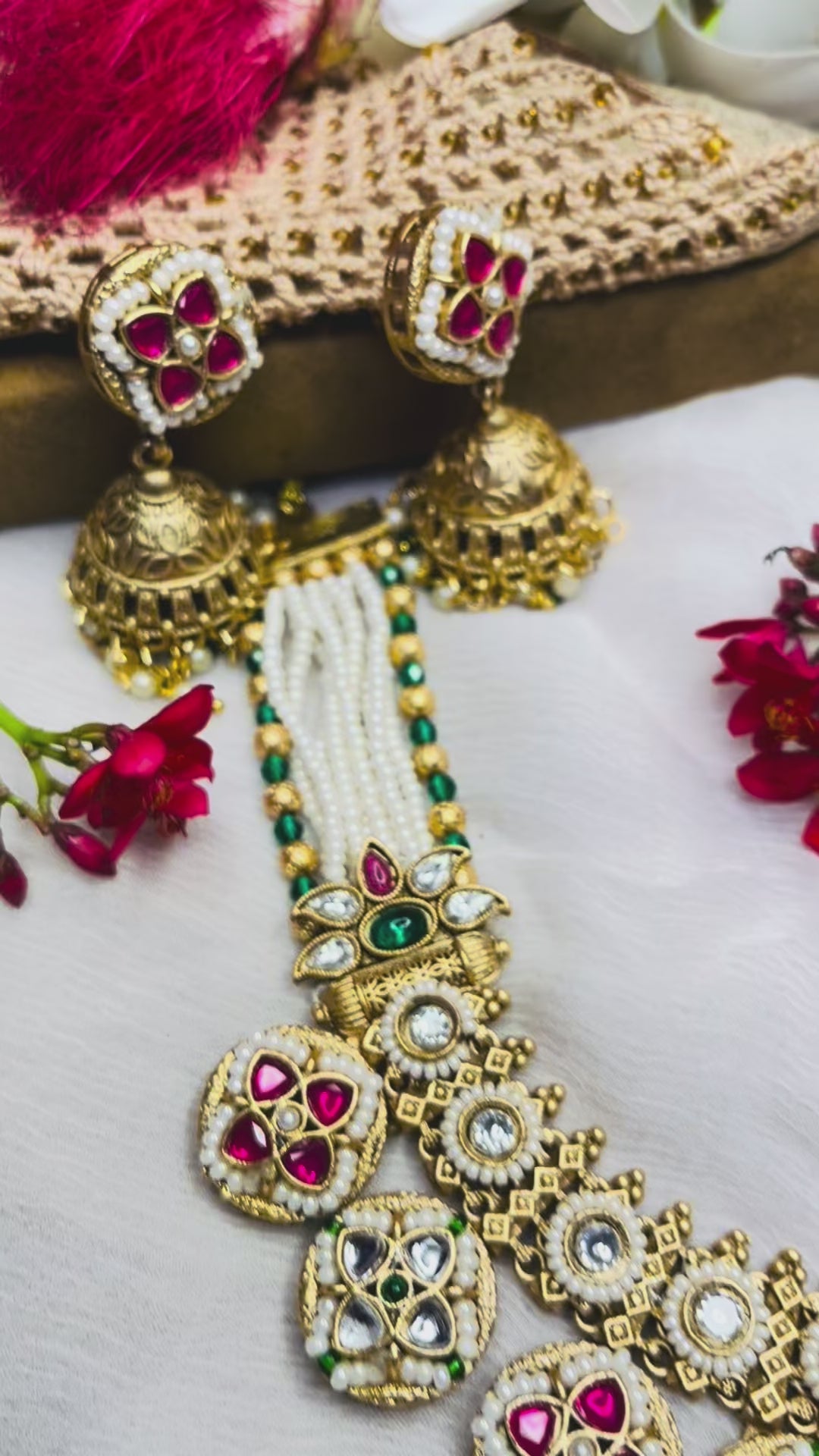 Multicolor Polki Set