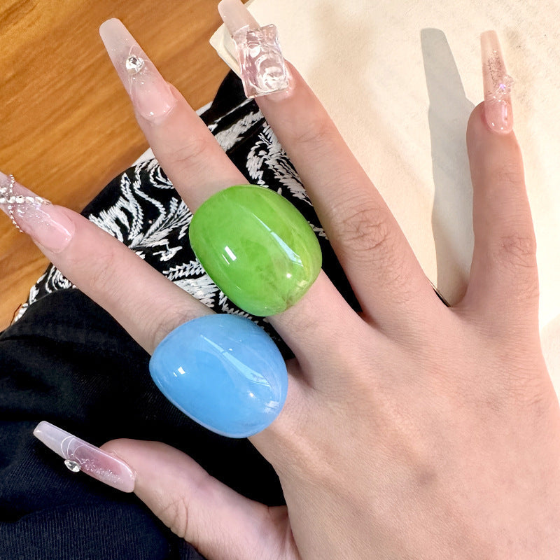 Tidal Bloom Rings - Set of 2