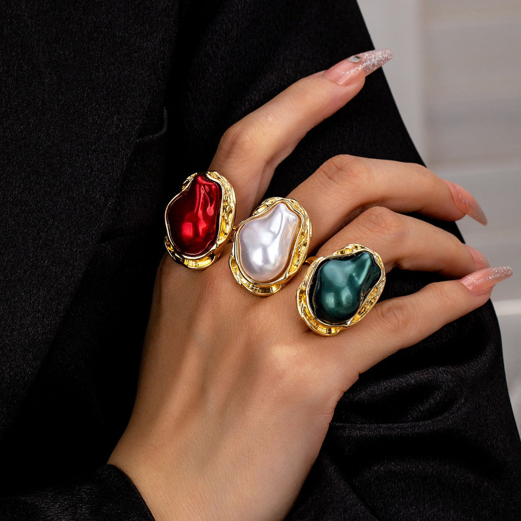 Chromatic Trio Rings - Set of 3