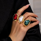 Chromatic Trio Rings - Set of 3