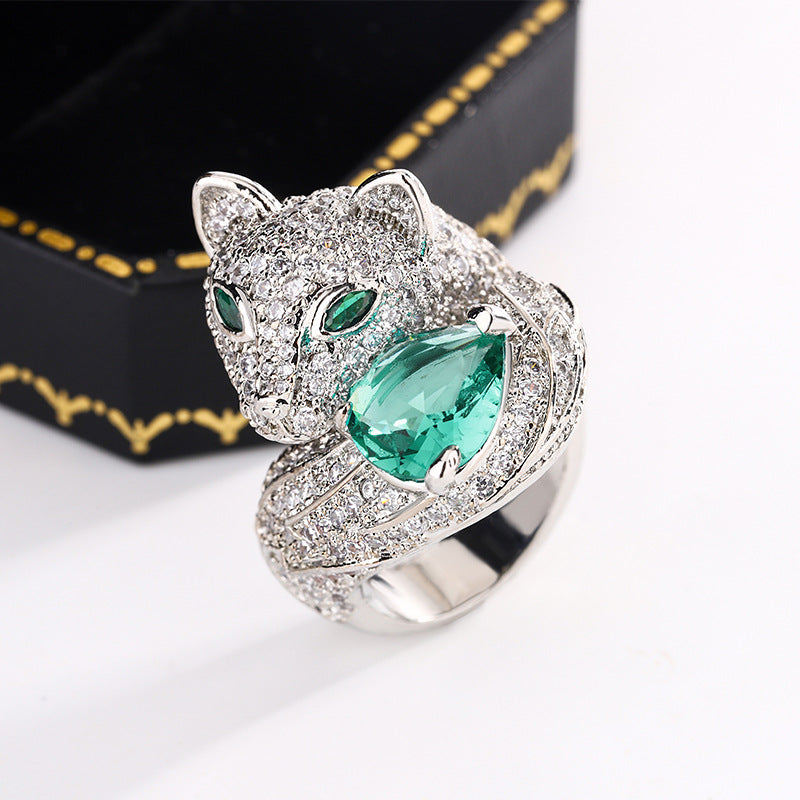 Panther's Gaze Ring