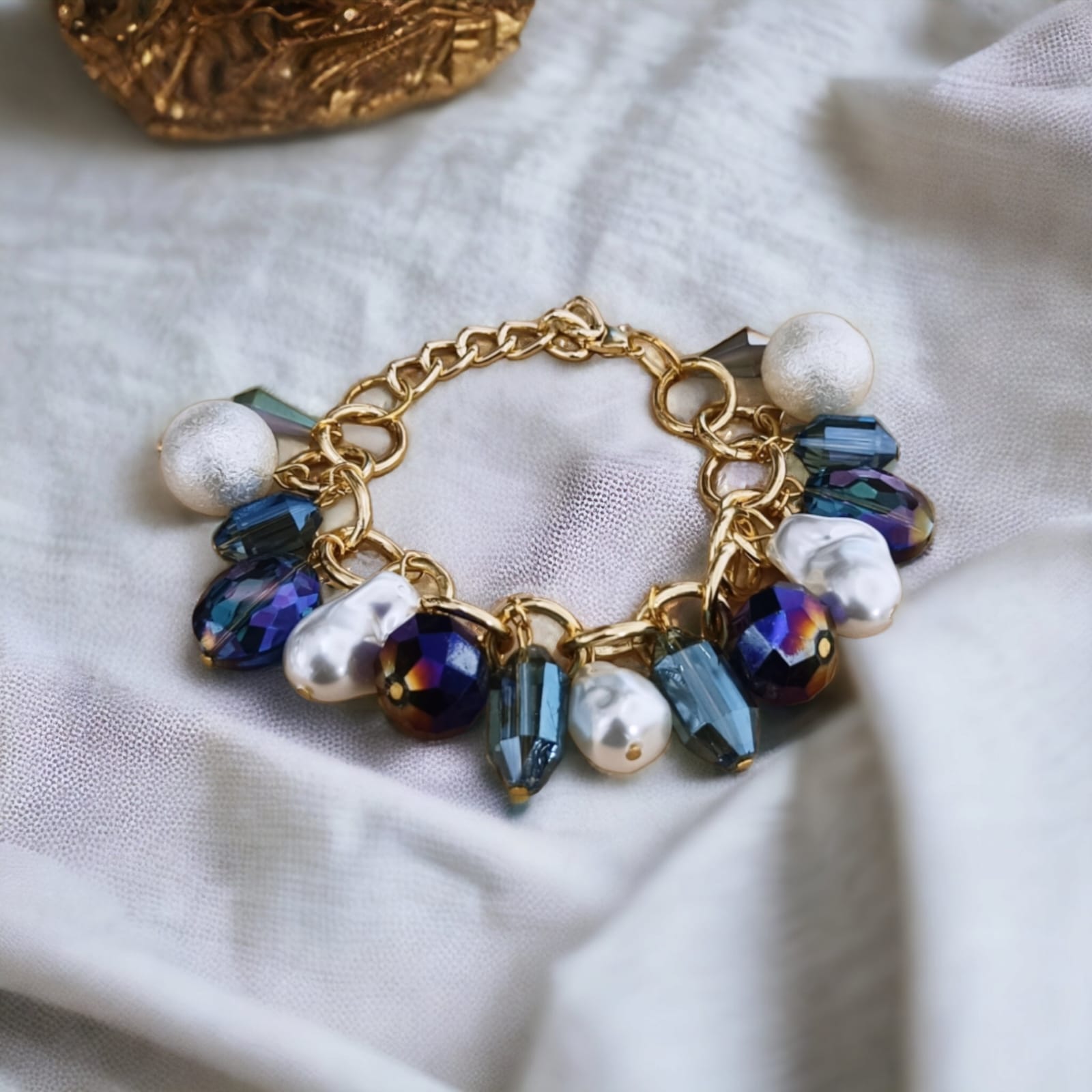 Pearl and Crystal Bracelet