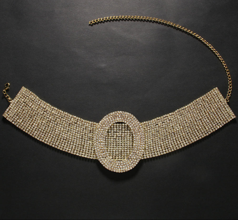 Oval Crystal Choker