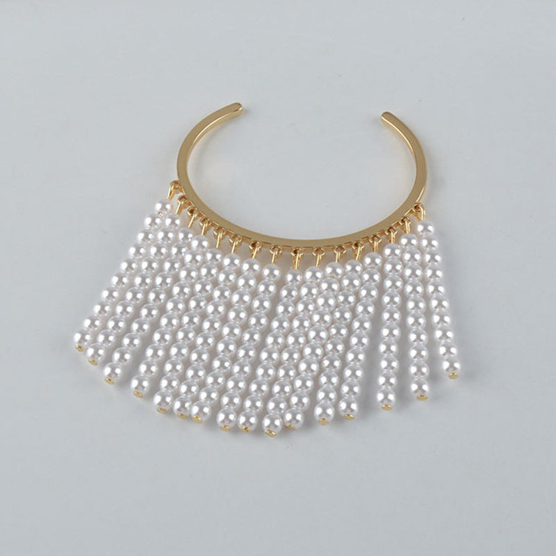 Pearl Fringe Bracelet