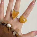 Honeycomb Love Rings
