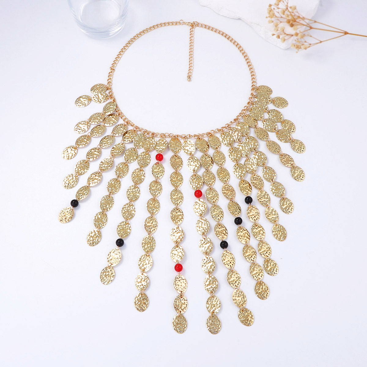 Medallion Bib Necklace
