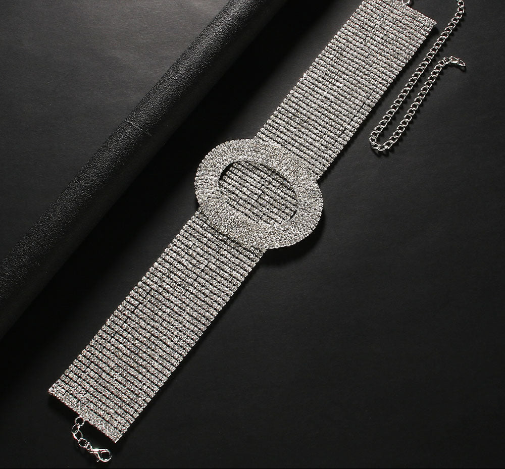 Oval Crystal Choker