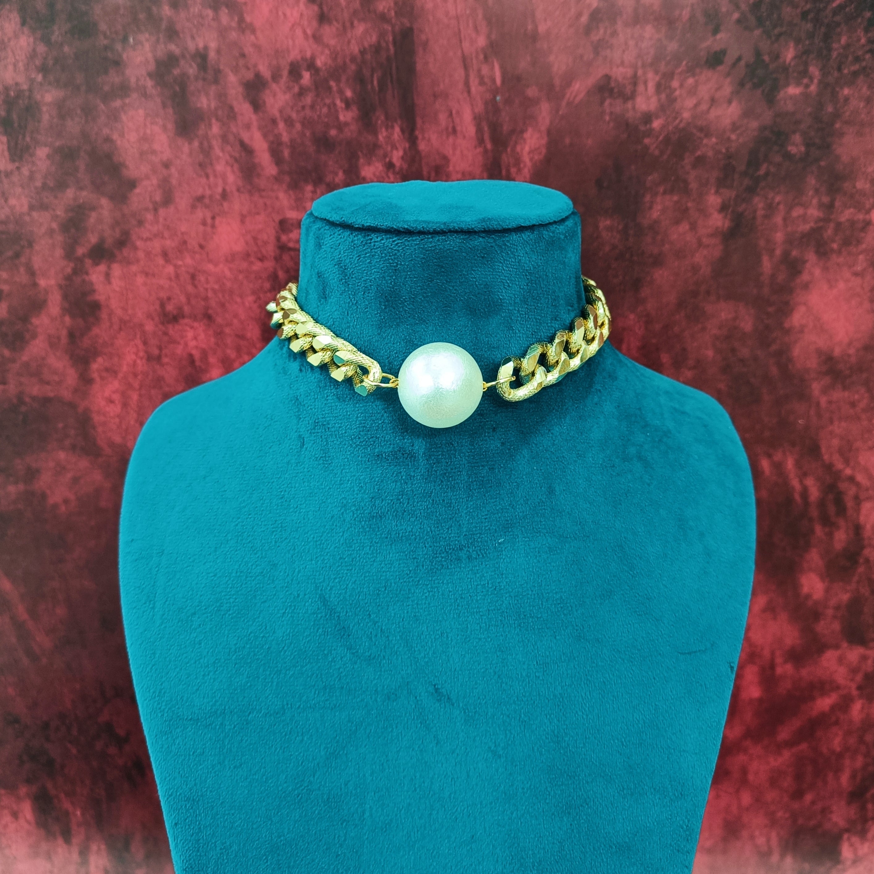 One Pearl Choker - Slim
