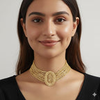 Oval Crystal Choker