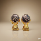 Leafy Jhumkas (Golden)