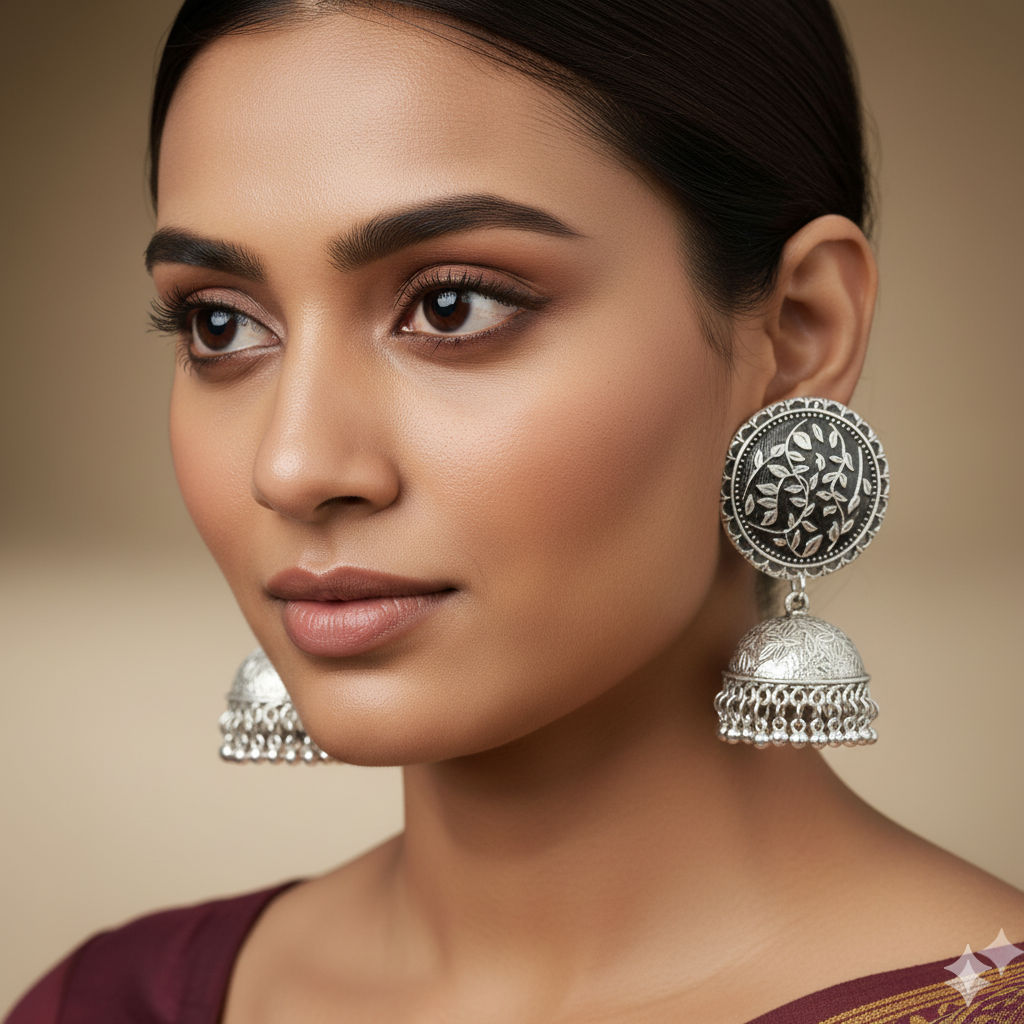 Leafy Jhumkas