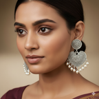 Heart Spade Earrings